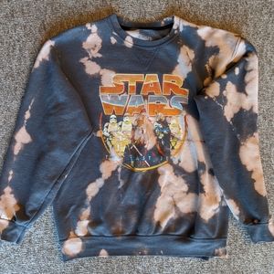 Star Wars reverse tie dye sweatshirt size large